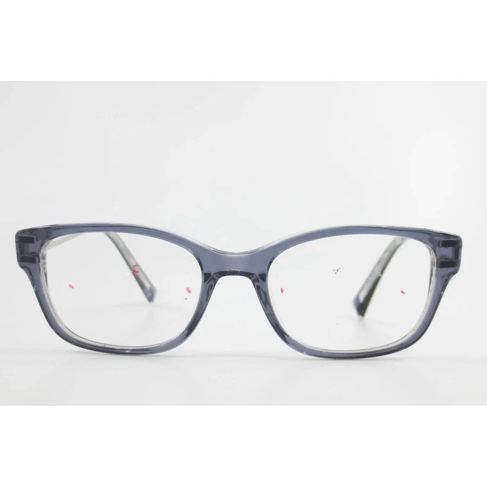 Jones New York VJOP250 Grey Silver Split Temple Eyeglass Frames 49-17-140 Womens
